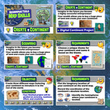 Create a Continent Geography Project - Map Skills & Geo Tools PBL Activity