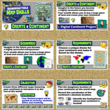 Create a Continent Map Skills Project - Geography PBL - Microsoft Digital Resources