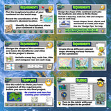 Create a Continent Geography Project - Map Skills & Geo Tools PBL Activity