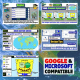 Create a Continent Geography Project - Map Skills & Geo Tools PBL Activity