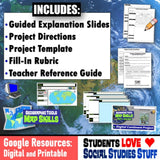 Create a Continent Map Skills Project - Geography PBL - Google Digital Resources