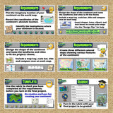Create a Continent Geography Project - Map Skills PBL Activity | Print & Digital
