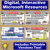 FUN World Culture Project - Create a Culture Collage Activity - MS Digital Resources