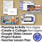 Culture Collage Project - World Cultures & Geography PBL | Print & Digital