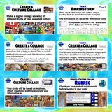 Culture Collage Project - World Cultures & Geography PBL | Print & Digital