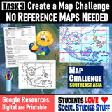 Southeast Asia Map Practice Activities Social Studies Stuff Google SE Asia Lesson Resources