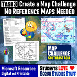 Geography of Southeast Asia Map Practice Activities | SE Asia Region | Microsoft