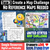 United States Map Practice Activities | Intro to US Geography | Google