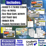 Silk Road Trade Routes East Asia Social Studies Stuff Lesson Resources