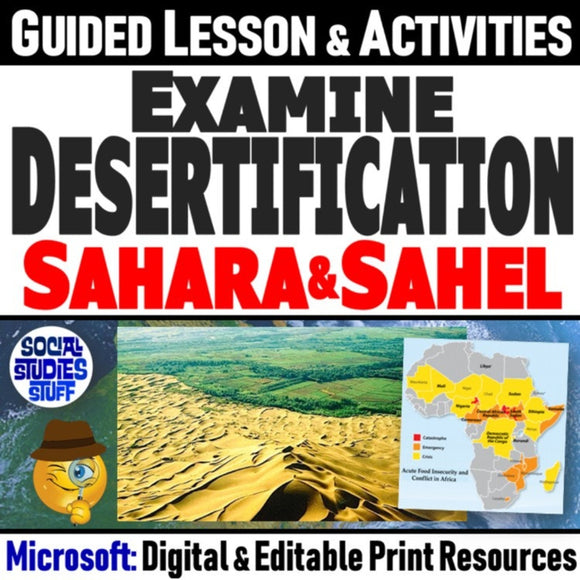 Desertification Lesson & Climate Change Activities - Microsoft Digital Resources