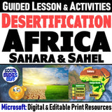 Desertification of the Sahara Desert & Africa Geography Lesson - MS Digital Resources