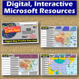 East Asia Geography & China Map Skills Practice Activities - Microsoft Digital Resources