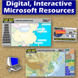 East Asia Geography & China Map Skills Practice Activities - Microsoft Digital Resources