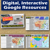 East Asia Geography & China Map Skills Practice Activities - Google Digital Resources