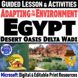 Geography of Egypt & Human Environment Interactions Lesson - MS Digital Resources