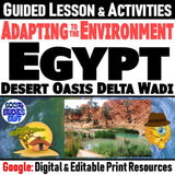 Human Environment Interactions in Egypt Lesson & Geography Activities - Google Digital Resources