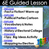 Educational lesson plan with steps and activities on a world map background
