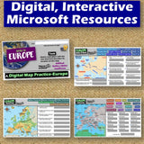 European Geography & Europe Map Skills Practice Activities - Microsoft Digital Resources