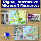 European Geography & Europe Map Skills Practice Activities - Microsoft Digital Resources