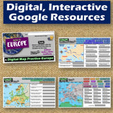 European Geography & Europe Map Skills Practice Activities - Google Digital Resources