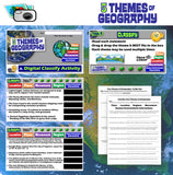 Five Themes of Geography Review Activities - Worksheets & Practice