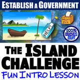 Forming a Government Lesson - Lost Island Simulation & Decision-Making Activity