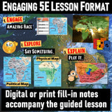 Africa Geography, Landforms, and Places Lesson & Map Activities - MS Digital Resources