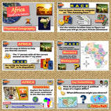 Africa Geography, Landforms, and Places Lesson & Map Activities - MS Digital Resources