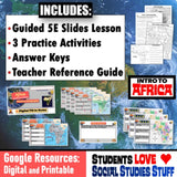 Africa Geography, Landforms, and Places Lesson & Map Activities - Google Digital Resources