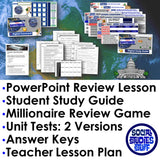 Types of Governments Assessment Activity Pack - Study Guide, Review Game & Test