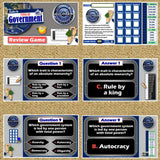 Types of Government Study Guide, Review Game, Test - MS Digital Resources