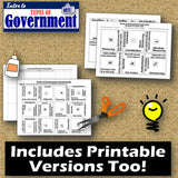 Types of Government Vocabulary Review Puzzles - Microsoft Digital Resources