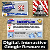 Types of Government Vocabulary Review Puzzles - Google Digital Resources