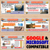Educational content on a digital platform with 'Great Rift Valley' and 'Breaking News' sections.
