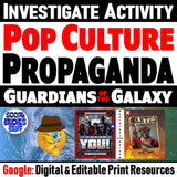 Analyze Propaganda Worksheet Activity - Guardians of the Galaxy - Google Digital Resources