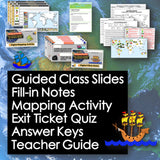 Educational resources with text overlay on a world map background