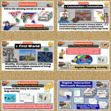 Colonization & Imperialism World History Lesson & Map Activities for Microsoft