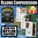 How Did Hitler Happen? Close Reading WWII Worksheet - Microsoft Resource