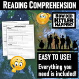 How Did Hitler Happen? Close Reading WWII Worksheet - Microsoft Resource