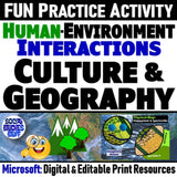 How Geography Shapes Culture Worksheet Activity - Microsoft Digital Resources