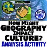 How Geography Impacts Culture Activity - Human Environment Interaction Worksheet