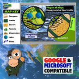 How Geography Impacts Culture Activity - Human Environment Interaction Worksheet