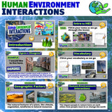 Human Environment Interaction Intro Lesson - Geography Activities & Review