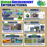 Human Environment Interaction Intro Lesson - Review Activities | Print & Digital