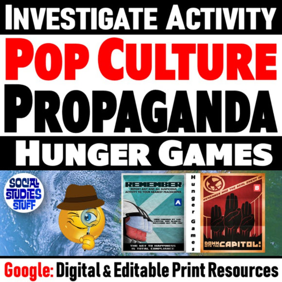 Analyze Propaganda Worksheet Activity - Hunger Games - Google Digital Resources