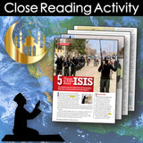 What is ISIS? Reading Comp Activity - Terrorism in Middle East - Print & Digital