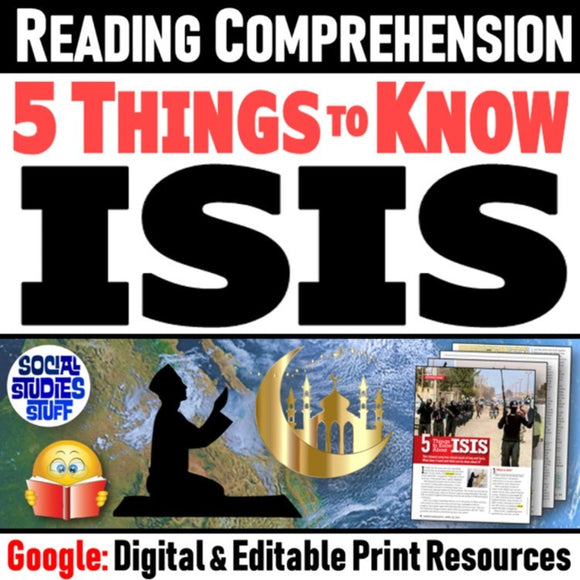 ISIS Close Reading Activity - Middle East, Southwest Asia, North Africa - Google Digital Resources