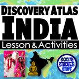 India Geography & Culture Lesson - Discovery Atlas Activities | Print & Digital