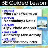 India Geography & Culture Lesson - Discovery Atlas Activities | Print & Digital