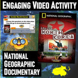 Inside North Korea Movie Worksheet - Nat Geo Video Questions - MS Digital Resources